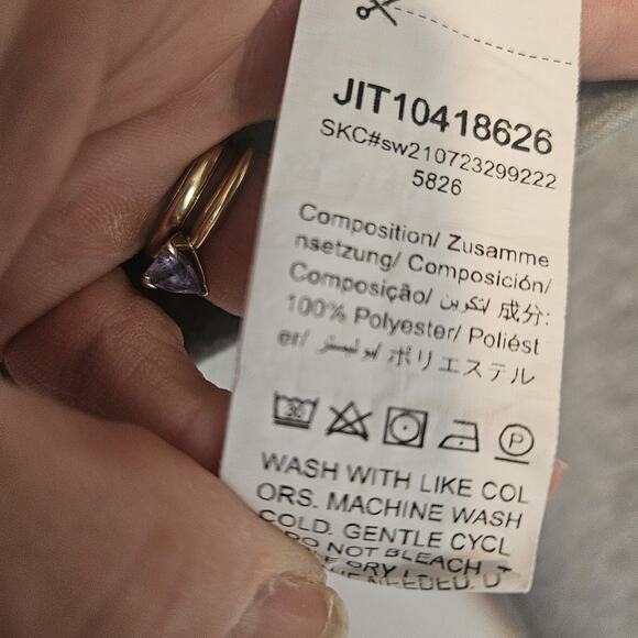 Shein Small Crop Zip Up Hoodie Y2K 90s Casual Athletic Loungewear Grunge Sporty - Picture 6 of 9